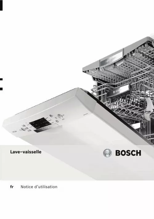 Mode d'emploi BOSCH SBE68TX06E