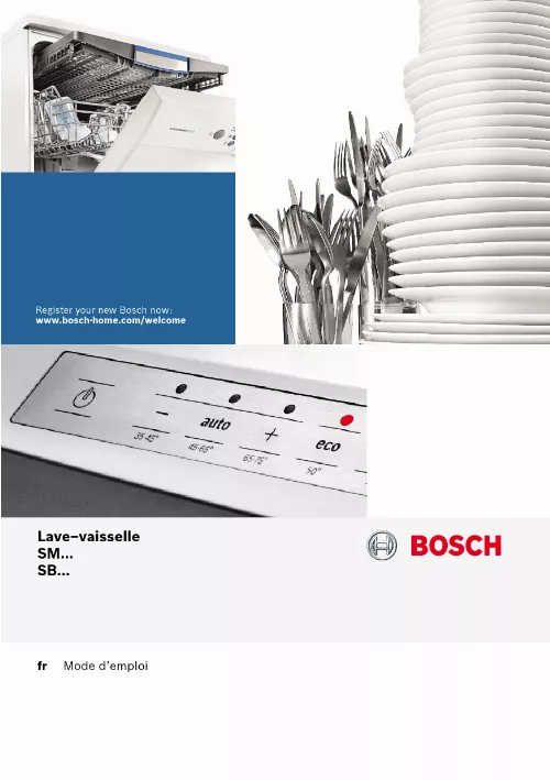 Mode d'emploi BOSCH SMD46IW03E