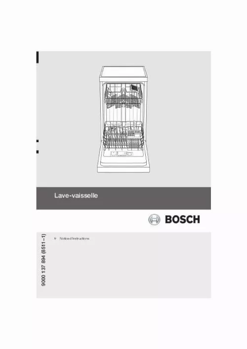 Mode d'emploi BOSCH SRI3012