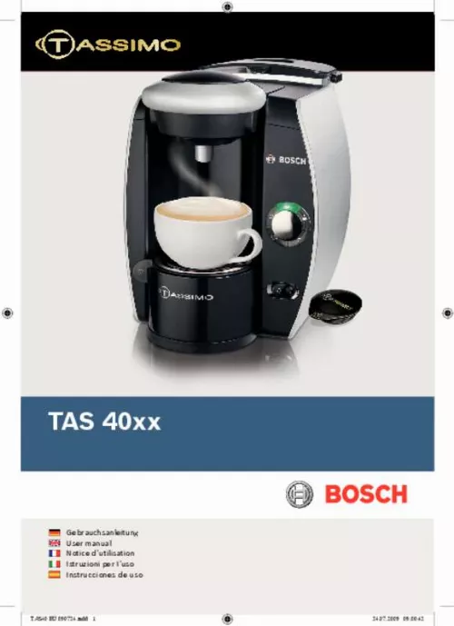 Mode d'emploi BOSCH TAS-4211