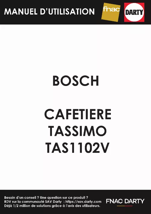 Mode d'emploi BOSCH TAS1104---B