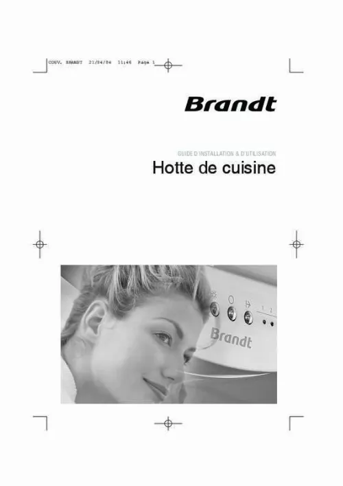 Mode d'emploi BRANDT AC400BF1