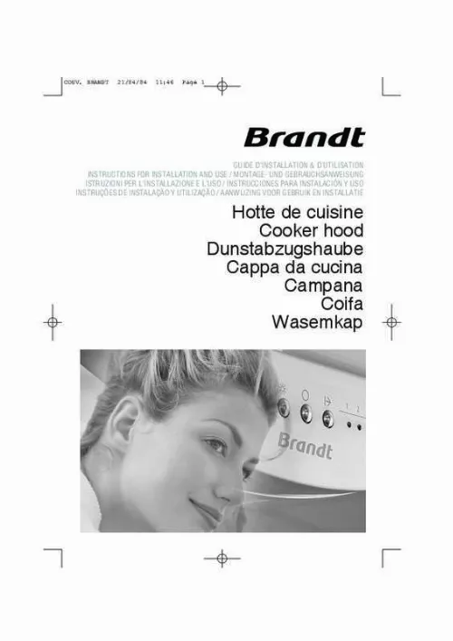 Mode d'emploi BRANDT AG357XP1