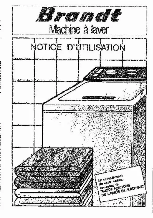 Mode d'emploi BRANDT BX047