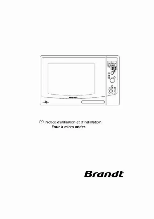 Mode d'emploi BRANDT C3280BF1