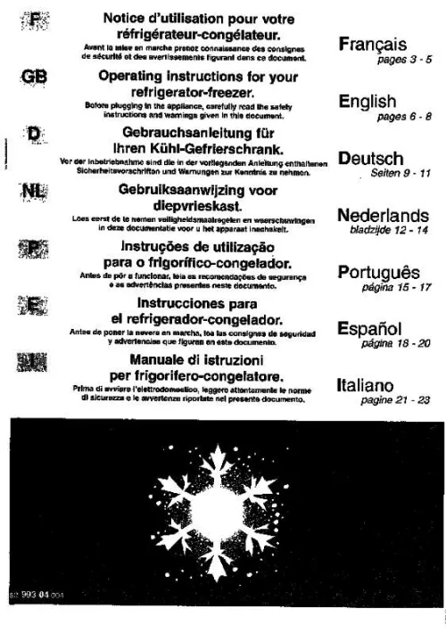 Mode d'emploi BRANDT DFB2606