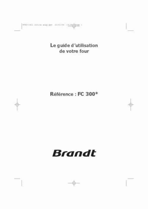 Mode d'emploi BRANDT FC300WS1