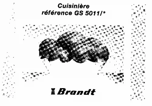 Mode d'emploi BRANDT GS5011