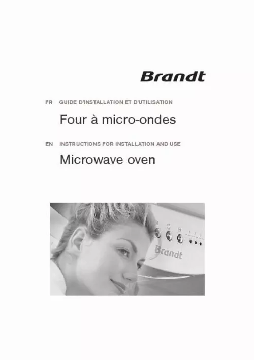 Mode d'emploi BRANDT ME655BE1