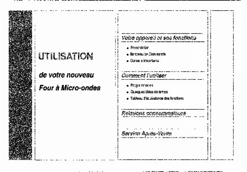 Mode d'emploi BRANDT MS1103