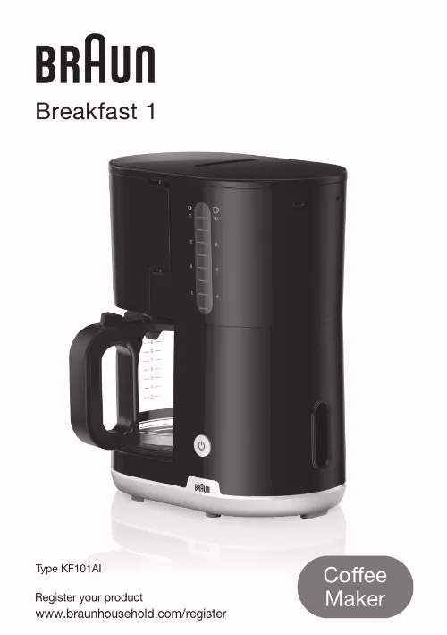 Mode d'emploi BRAUN BREAKFAST KF 1100