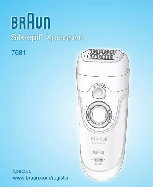 Mode d'emploi BRAUN SILK EPIL 7 7881 W&D