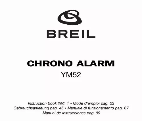 Mode d'emploi BREIL YM52