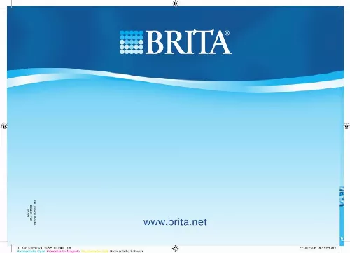 Mode d'emploi BRITA MAXTRA