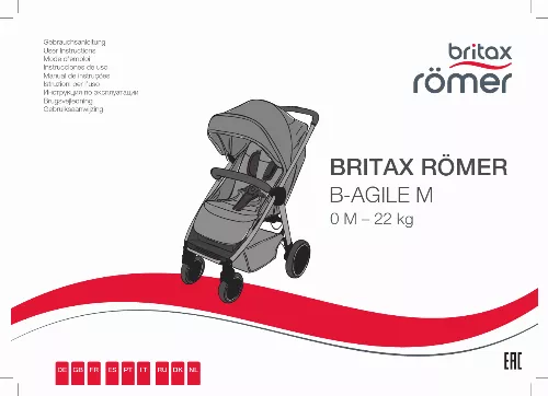 Mode d'emploi BRITAX B-AGILE LINEN