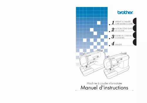 Mode d'emploi BROTHER CS10
