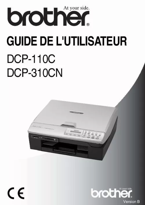 Mode d'emploi BROTHER DCP-110