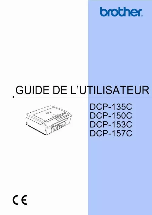 Mode d'emploi BROTHER DCP-150C