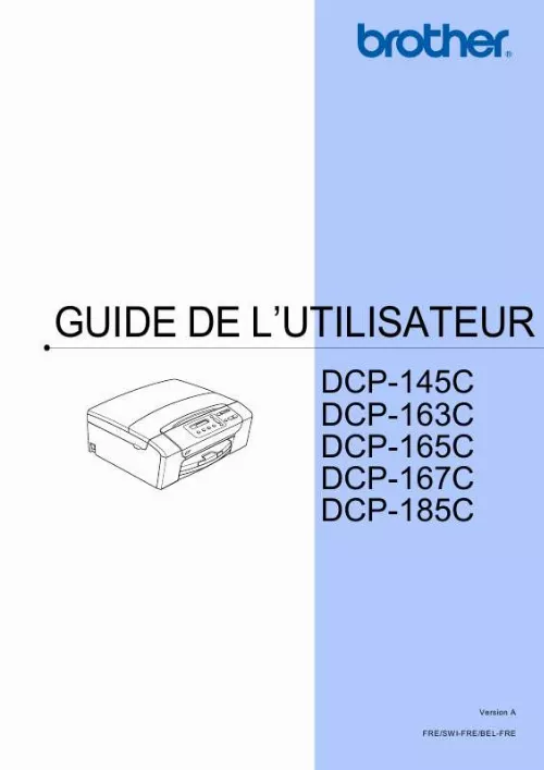 Mode d'emploi BROTHER DCP-163C