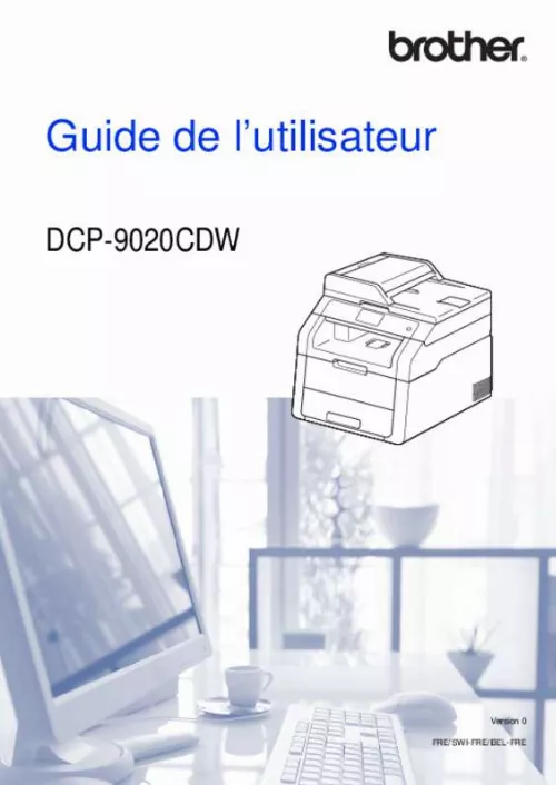 Mode d'emploi BROTHER DCP-9020CDW