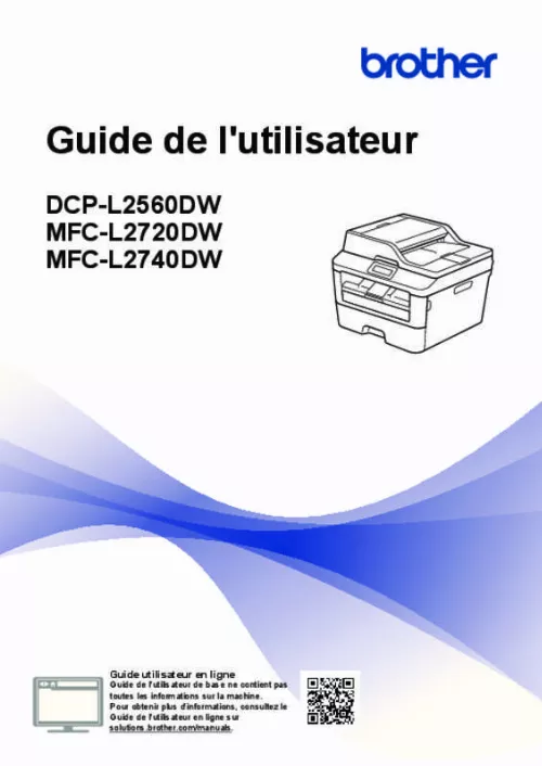 Mode d'emploi BROTHER DCP-L2560DW