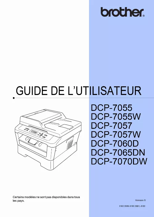 Mode d'emploi BROTHER DCP7060D