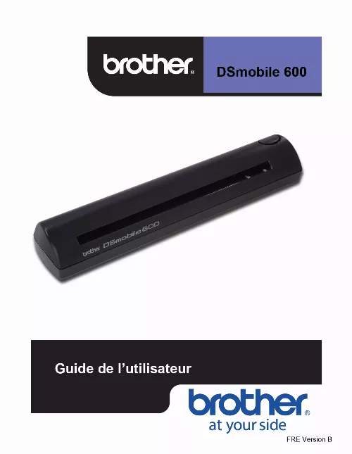 Mode d'emploi BROTHER DS-600
