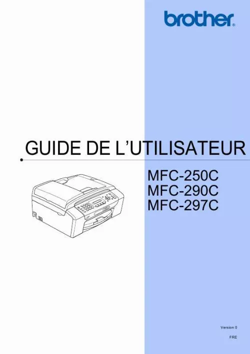 Mode d'emploi BROTHER MFC-250C