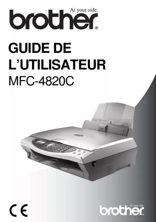 Mode d'emploi BROTHER MFC-4820C
