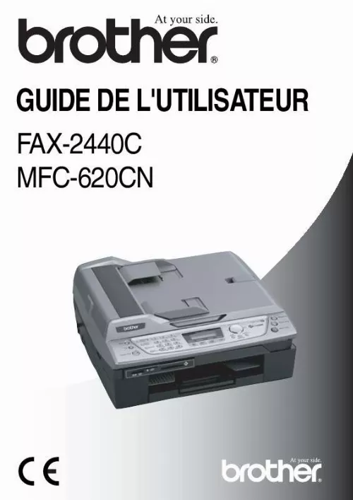 Mode d'emploi BROTHER MFC-620CN