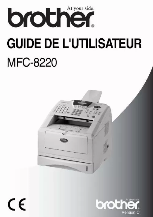 Mode d'emploi BROTHER MFC-8220