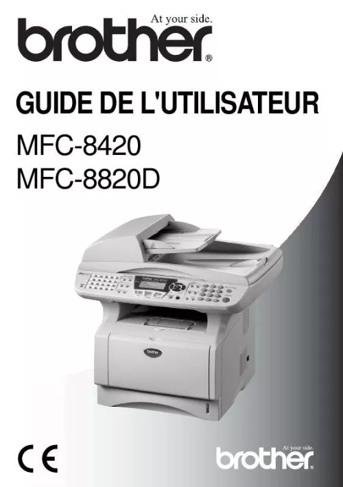 Mode d'emploi BROTHER MFC-8420