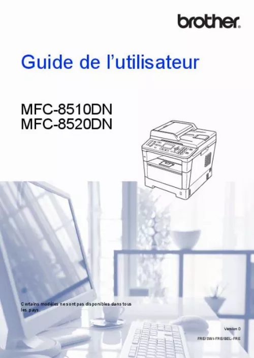 Mode d'emploi BROTHER MFC-8510DN