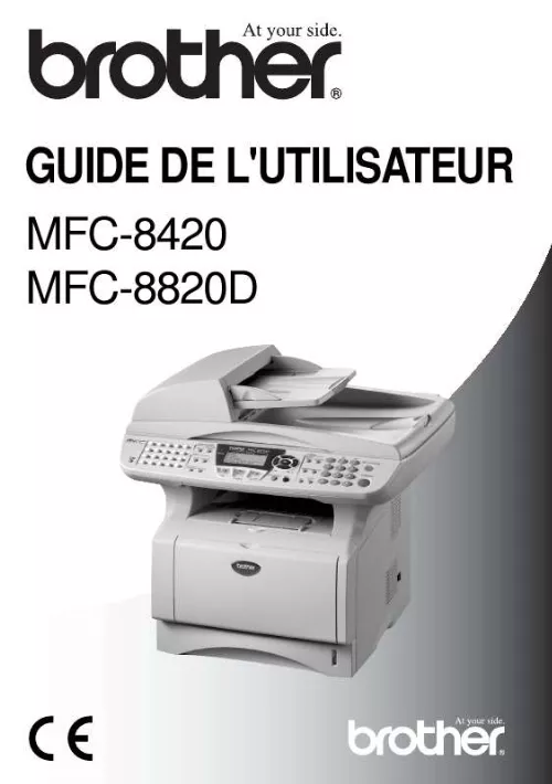 Mode d'emploi BROTHER MFC-8820D