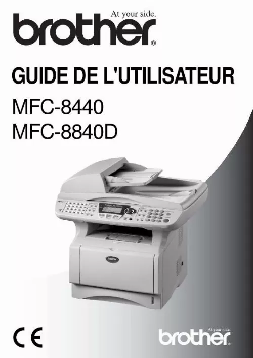 Mode d'emploi BROTHER MFC-8840DN