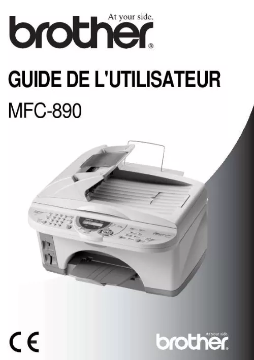 Mode d'emploi BROTHER MFC-890