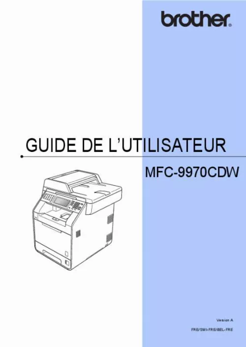 Mode d'emploi BROTHER MFC-9970CDW