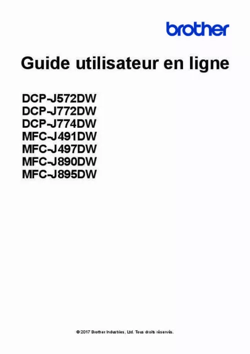 Mode d'emploi BROTHER MFC-J491DW