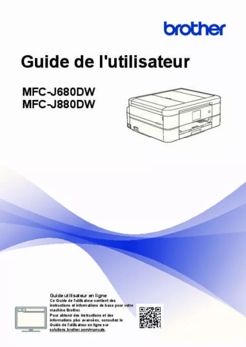 Mode d'emploi BROTHER MFC J680 DW
