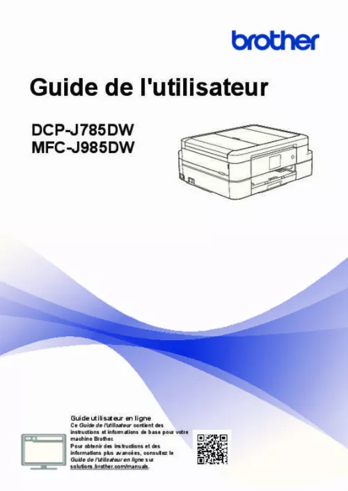 Mode d'emploi BROTHER MFC-J985DW