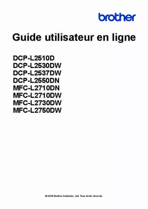 Mode d'emploi BROTHER MFC-L2750DW