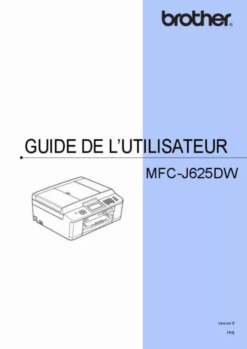Mode d'emploi BROTHER MFC-J625DW