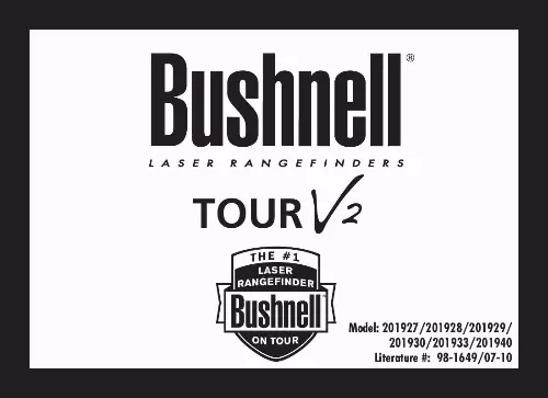 Mode d'emploi BUSHNELL 201927