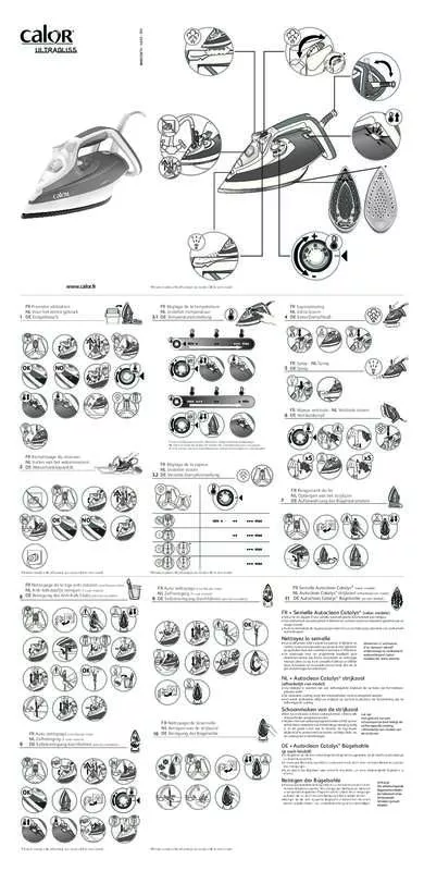 Mode d'emploi CALOR FV4780C0 ULTRAGLISS