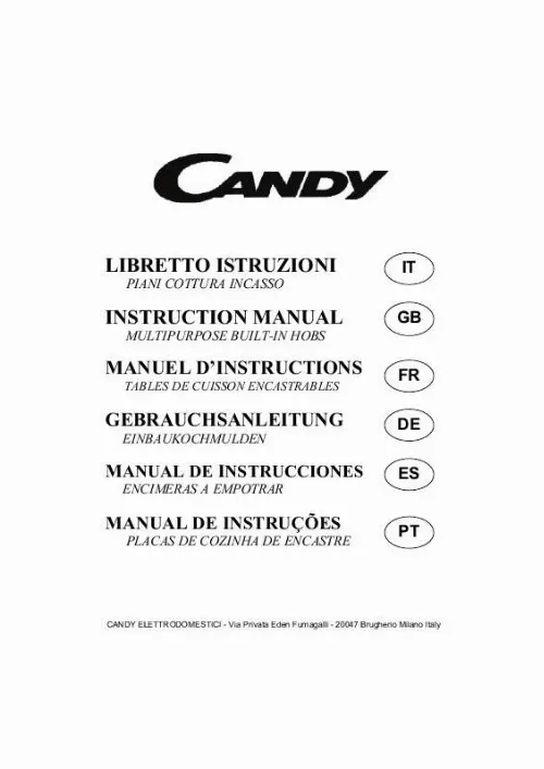 Mode d'emploi CANDY CDE 32