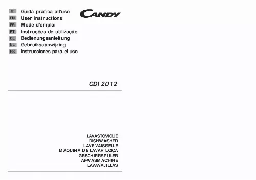 Mode d'emploi CANDY CDI 2012-80