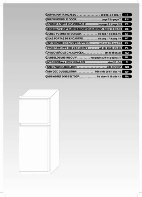 Mode d'emploi CANDY CFBD2450