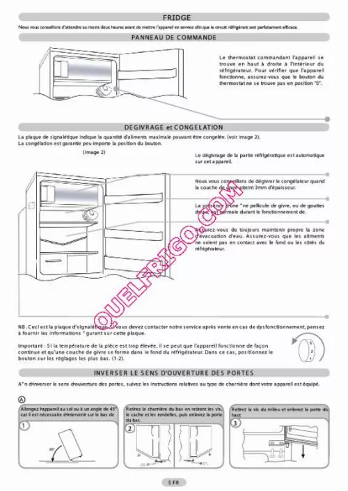 Mode d'emploi CANDY CFOE5482W