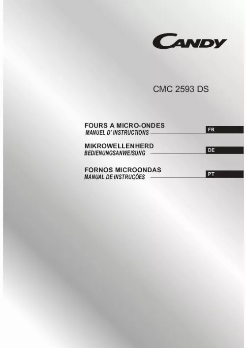 Mode d'emploi CANDY CMC 9523