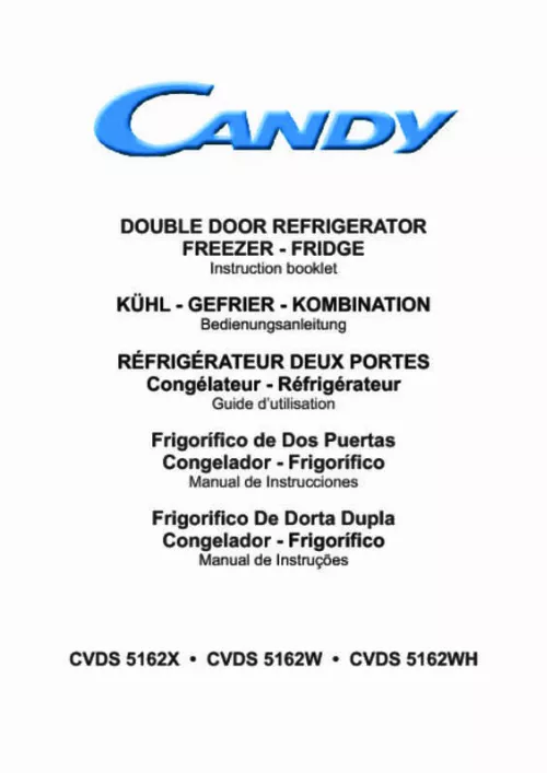 Mode d'emploi CANDY CVDS5162X